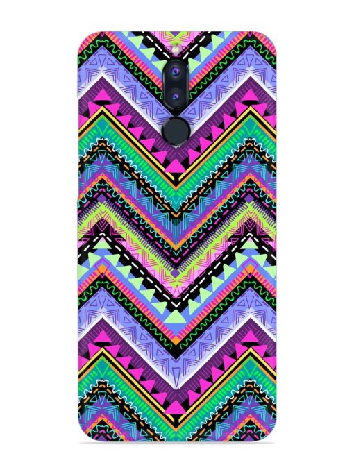 Tribal Aztec Print Snap Case for Honor 9I Zapvi