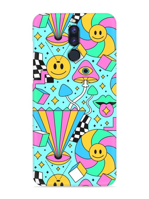 Trippy Rainbow 60S Snap Case for Honor 9I Zapvi