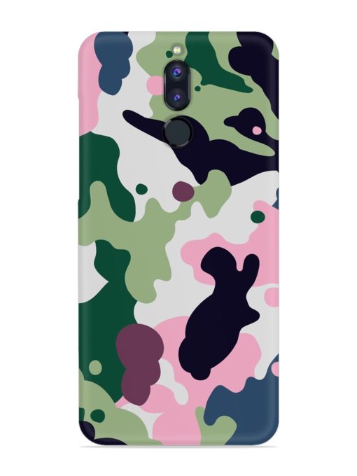 Seamless Funky Camouflage Snap Case for Honor 9I Zapvi