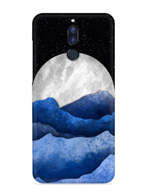 Full Moon Mountain Vector Snap Case for Honor 9I