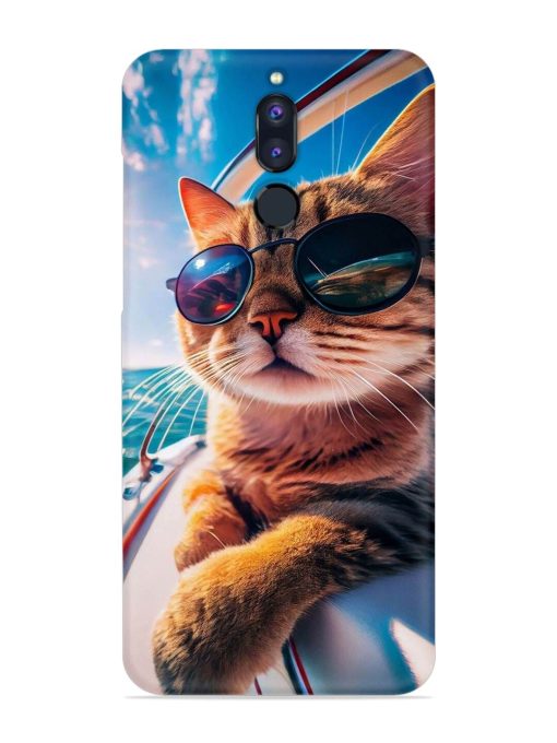 Cat In Style Snap Case for Honor 9I Zapvi