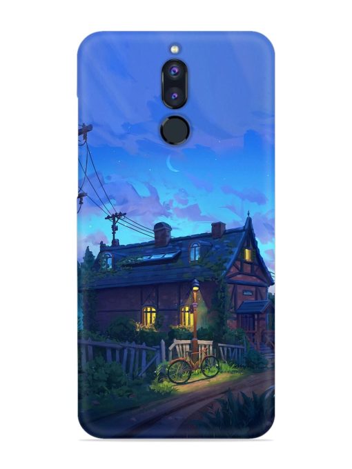 Beautiful Village House Snap Case for Honor 9I Zapvi