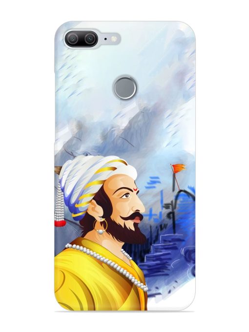 Shivaji Maharaj Color Paint Art Snap Case for Honor 9 Lite