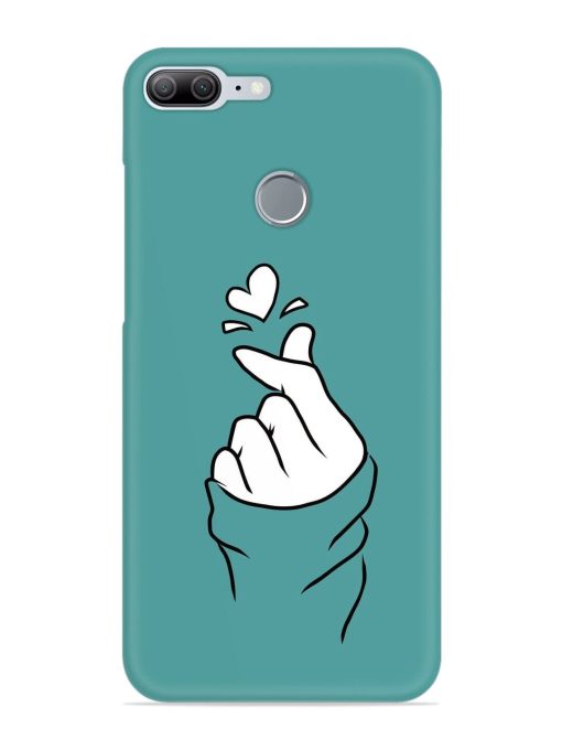 Korean Heart Sign Art Snap Case for Honor 9 Lite Zapvi