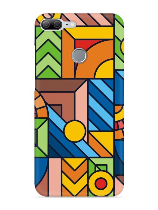 Colorful Geometric Snap Case for Honor 9 Lite Zapvi