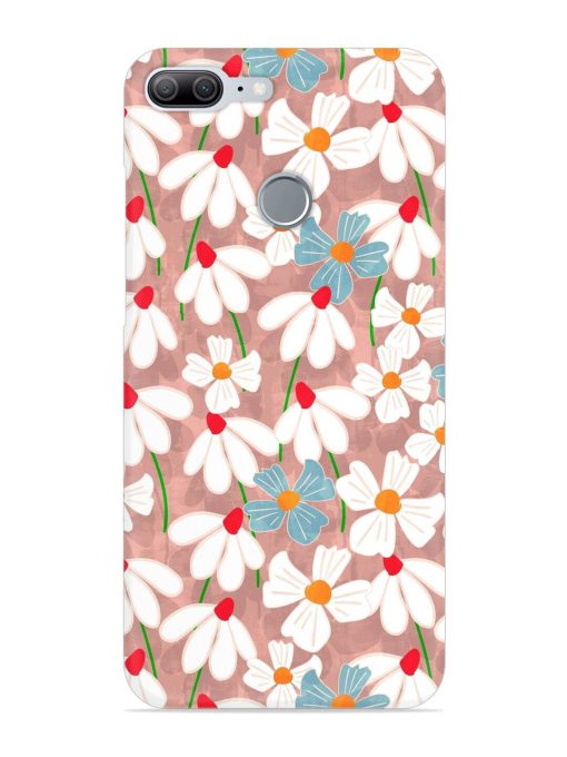 Abstract Petal Flowers Snap Case for Honor 9 Lite Zapvi