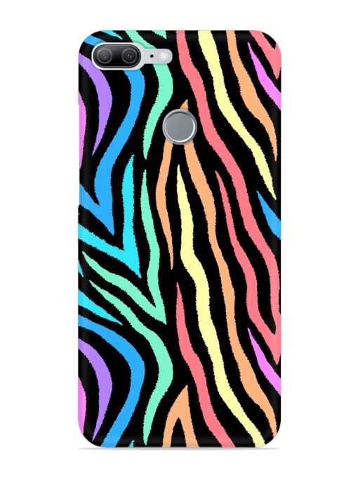 Colorful Abstract Zebra Snap Case for Honor 9 Lite