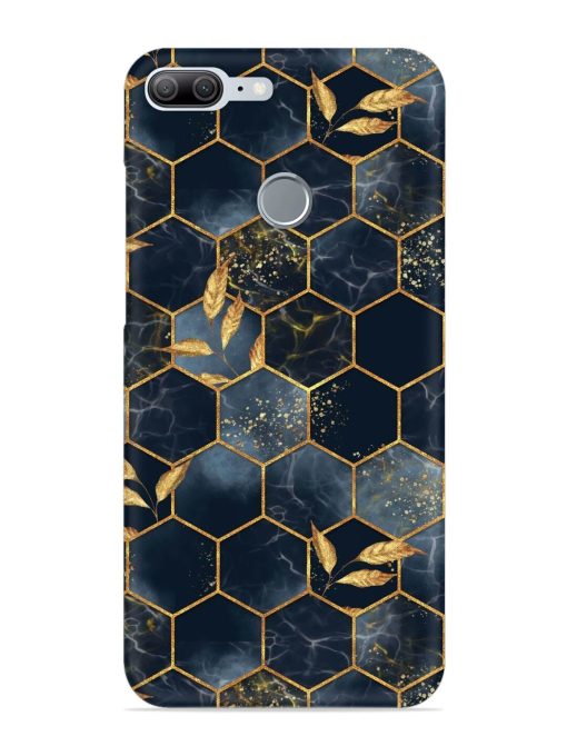 Marble Hexagon Seamless Snap Case for Honor 9 Lite