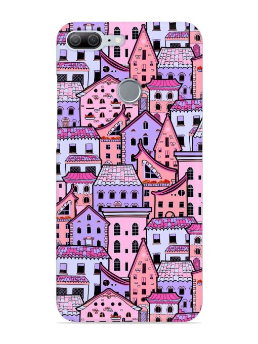 Seamless Pattern Houses Snap Case for Honor 9 Lite Zapvi