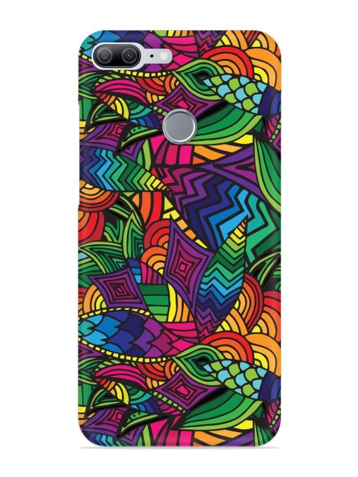 Abstract Multicolor Seamless Snap Case for Honor 9 Lite