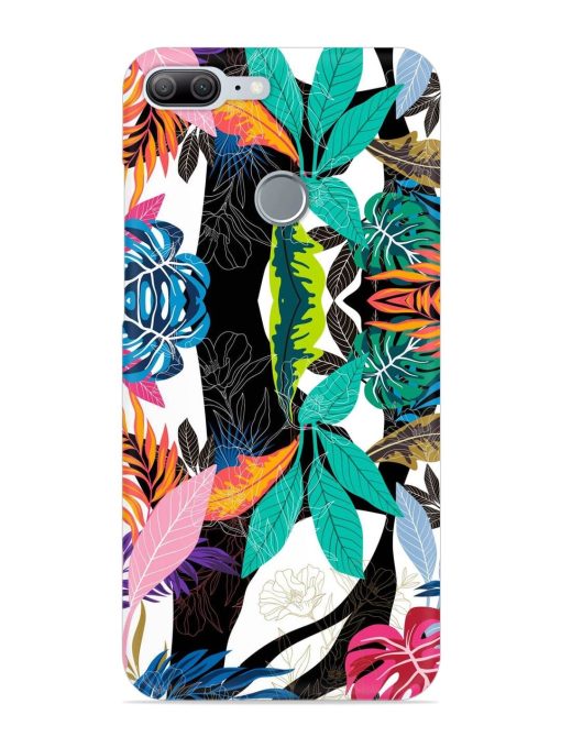 Floral Pattern Bright Snap Case for Honor 9 Lite Zapvi