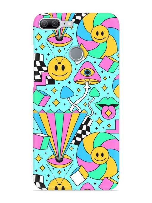 Trippy Rainbow 60S Snap Case for Honor 9 Lite Zapvi