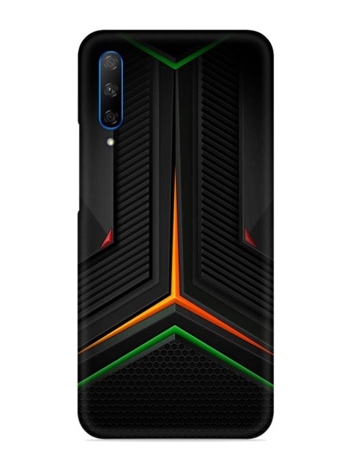 Orange Triangle Light Snap Case for Honor 9X Pro Zapvi