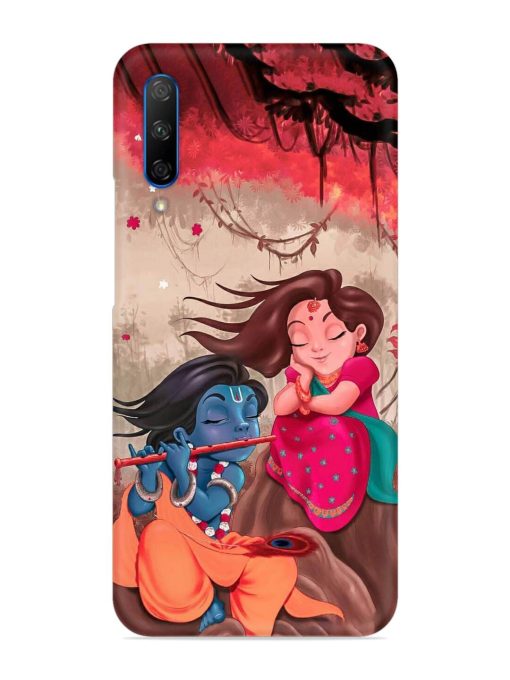 Radhe Krishna Water Art Snap Case for Honor 9X Pro Zapvi