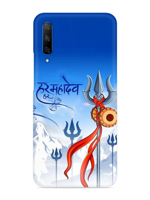 Har Har Mahadev Trishul Snap Case for Honor 9X Pro Zapvi