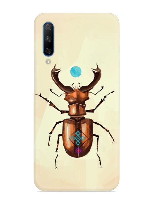 Stag Beetle Vector Snap Case for Honor 9X Pro