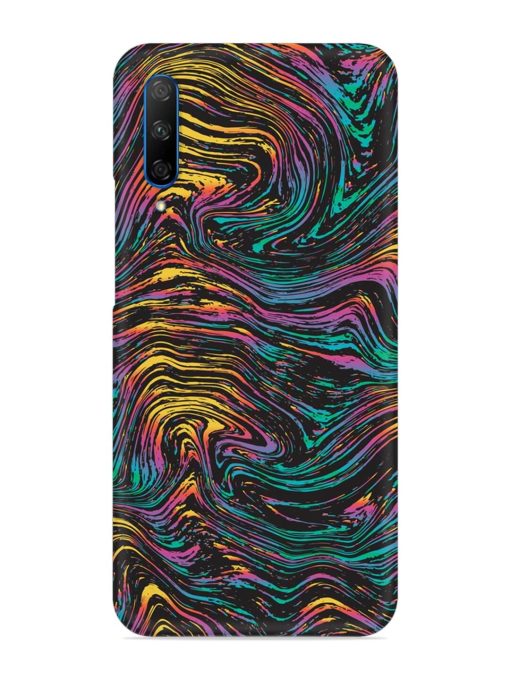 Abstract Liquid Colors Snap Case for Honor 9X Pro Zapvi