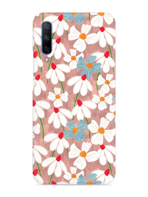 Abstract Petal Flowers Snap Case for Honor 9X Pro Zapvi