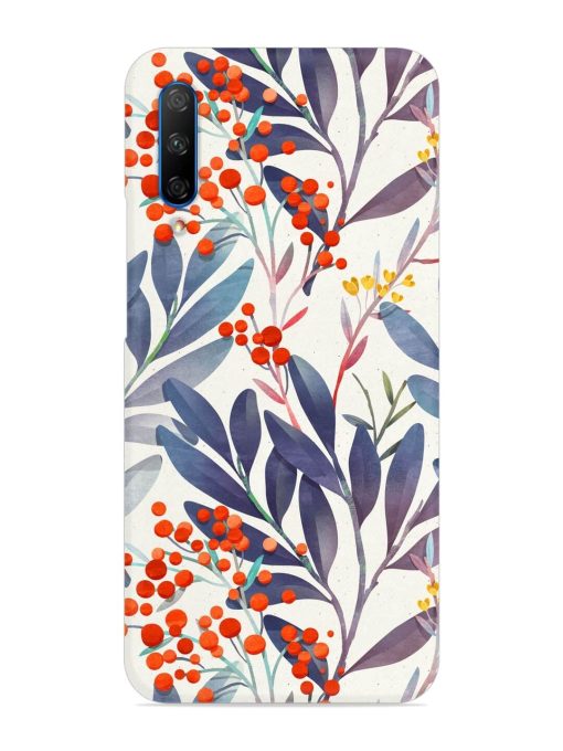 Seamless Floral Pattern Snap Case for Honor 9X Pro Zapvi