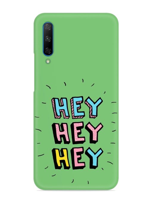 Hey Vector Cartoon Snap Case for Honor 9X Pro Zapvi