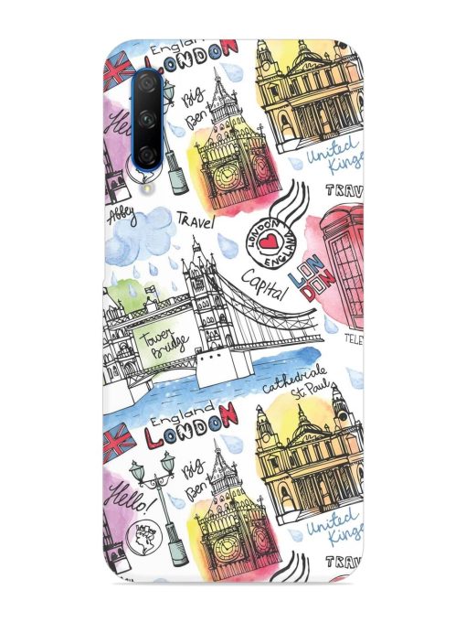 Vector London Landmark Snap Case for Honor 9X Pro