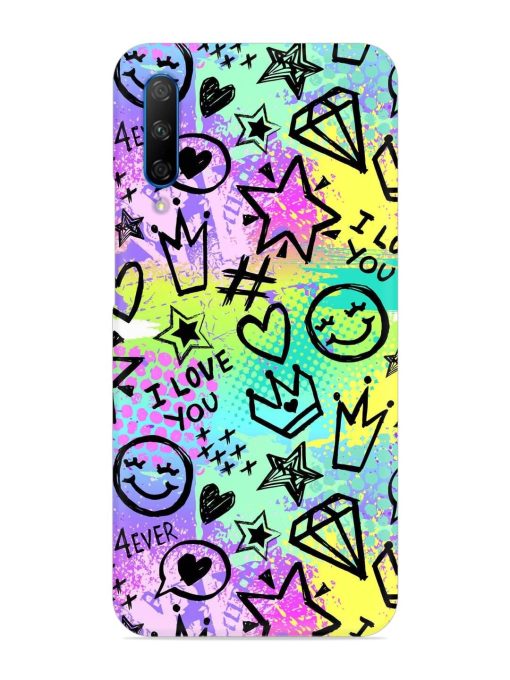 Bright Seamless Pattern Snap Case for Honor 9X Pro Zapvi