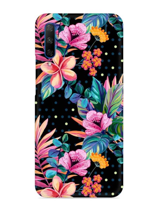 Seamless Floral Pattern Snap Case for Honor 9X Pro