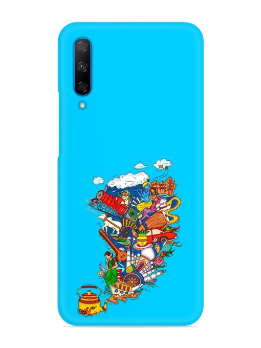 Vector Design Indian Snap Case for Honor 9X Pro