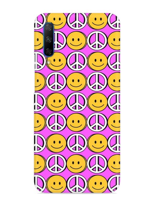 Smiley Face Peace Snap Case for Honor 9X Pro