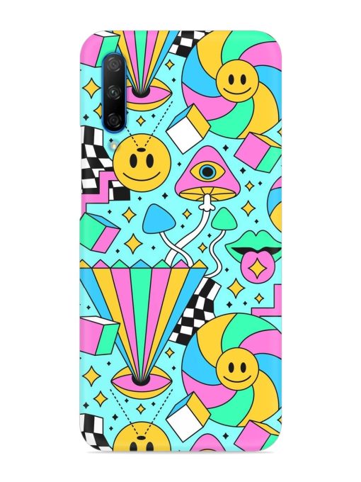 Trippy Rainbow 60S Snap Case for Honor 9X Pro Zapvi