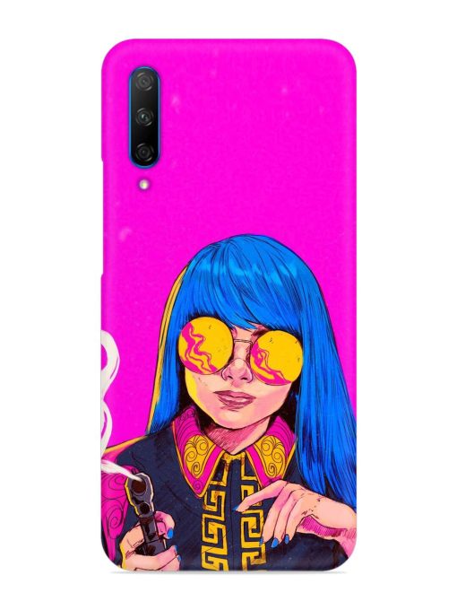 Aesthetic Anime Girl Snap Case for Honor 9X Pro Zapvi