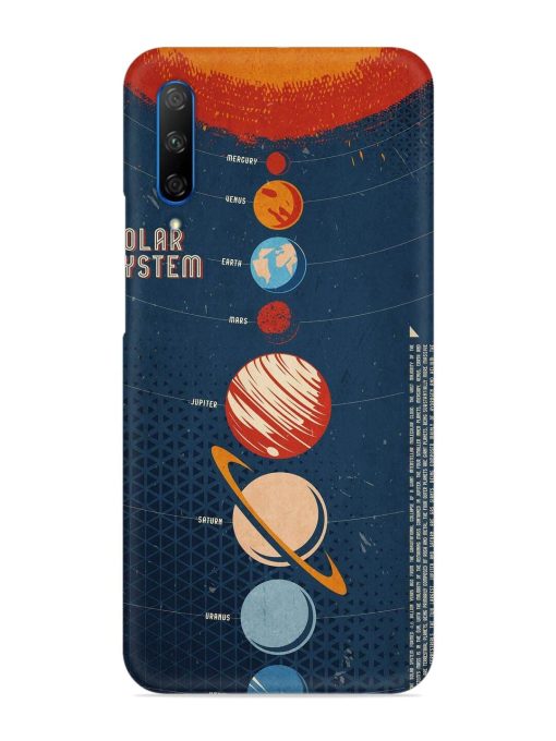 Solar System Vector Snap Case for Honor 9X Pro Zapvi