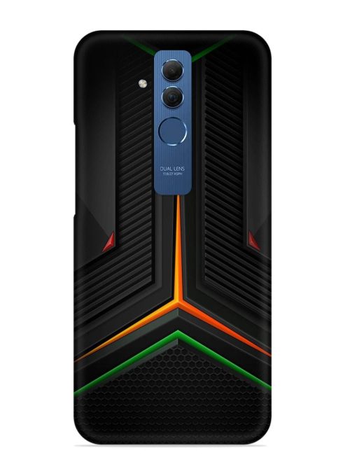 Orange Triangle Light Snap Case for Honor Mate 20 Lite Zapvi