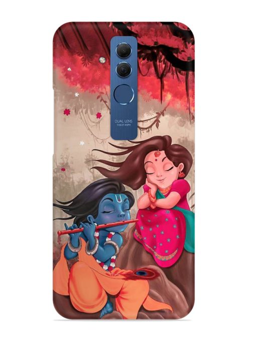 Radhe Krishna Water Art Snap Case for Honor Mate 20 Lite Zapvi