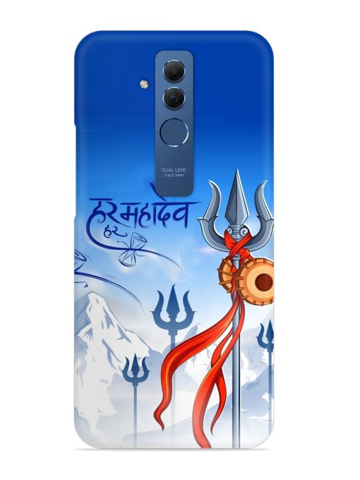 Har Har Mahadev Trishul Snap Case for Honor Mate 20 Lite Zapvi