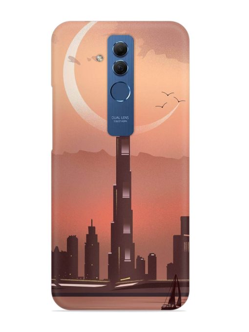 Landmark Burj Khalifa Snap Case for Honor Mate 20 Lite Zapvi