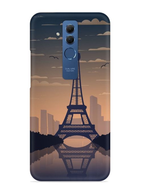 France Paris Eiffel Tower Gradient Snap Case for Honor Mate 20 Lite Zapvi