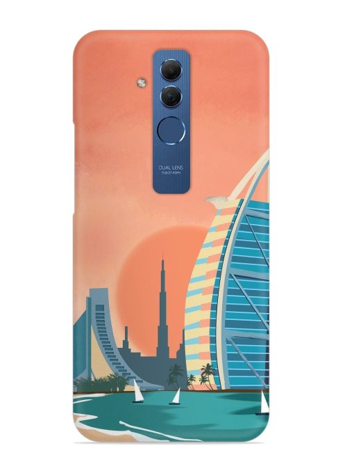 Dubai Architectural Scenery Snap Case for Honor Mate 20 Lite Zapvi