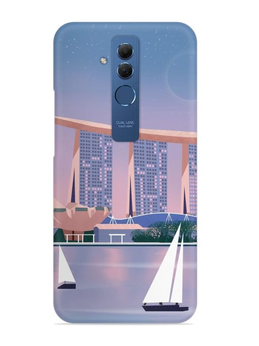 Singapore Scenery Architecture Snap Case for Honor Mate 20 Lite Zapvi