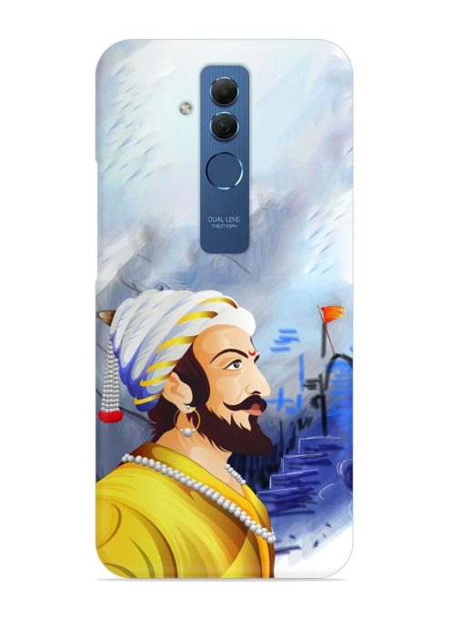 Shivaji Maharaj Color Paint Art Snap Case for Honor Mate 20 Lite Zapvi