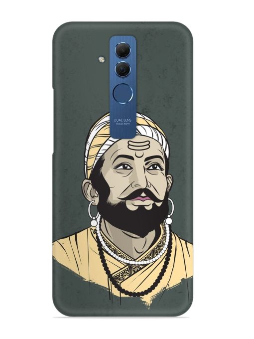 Shivaji Maharaj Vector Art Snap Case for Honor Mate 20 Lite Zapvi