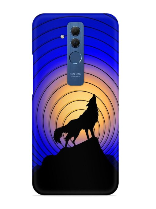 Fox Roaring Design Snap Case for Honor Mate 20 Lite