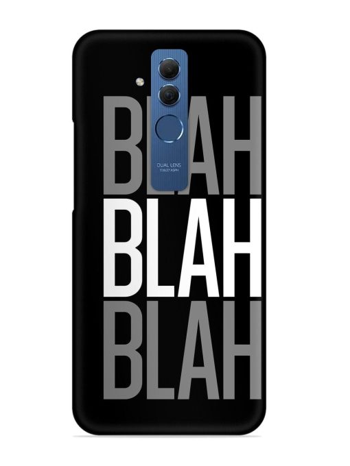 Blah Blah Blah Wallpaper Snap Case for Honor Mate 20 Lite Zapvi