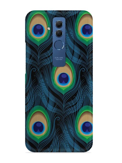 Seamless Pattern Peacock Snap Case for Honor Mate 20 Lite Zapvi