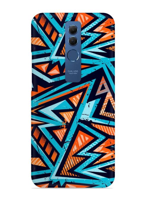 Abstract Seamless Grunge Snap Case for Honor Mate 20 Lite