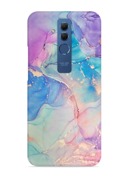 Alcohol Ink Colors Snap Case for Honor Mate 20 Lite