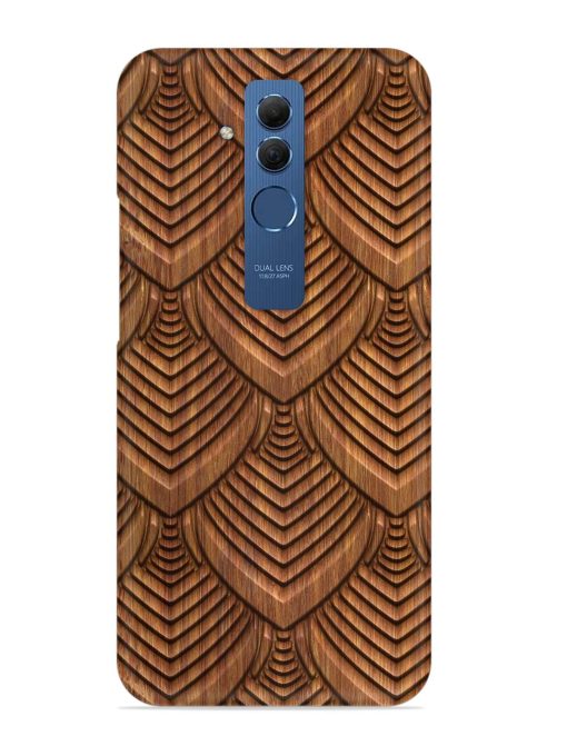 Carved Pattern On Snap Case for Honor Mate 20 Lite