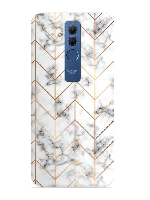 Vector Marble Texture Snap Case for Honor Mate 20 Lite Zapvi