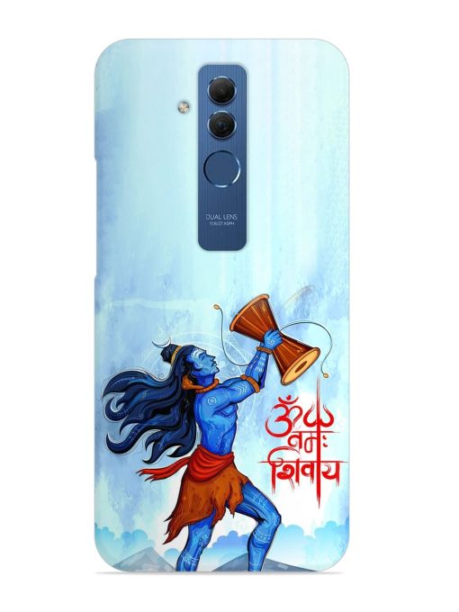 Illustration Lord Shiva Snap Case for Honor Mate 20 Lite Zapvi