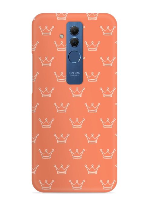 Hand Drawn Crown Snap Case for Honor Mate 20 Lite Zapvi